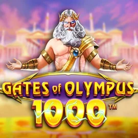 Gates of Olympus 1000 logo – Slots by Pragmatic Play at Mostbet Casino