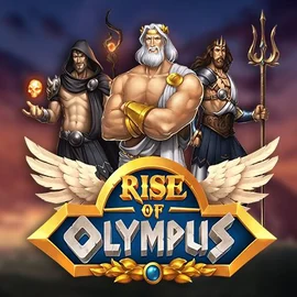 Official Slots logo: Rise of Olympus by Play’n GO at Mostbet Casino