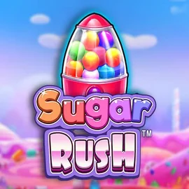 Sugar Rush by Pragmatic Play, showcased at mostbetcasino.hu – game logo